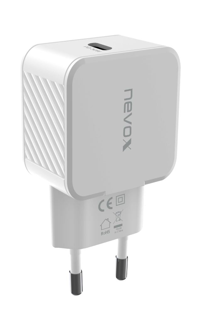 Nevox USB PD Type C Ladegerät 30 Watt weiss Nevox USB PD Type C Ladegerät 30 Watt weiss
